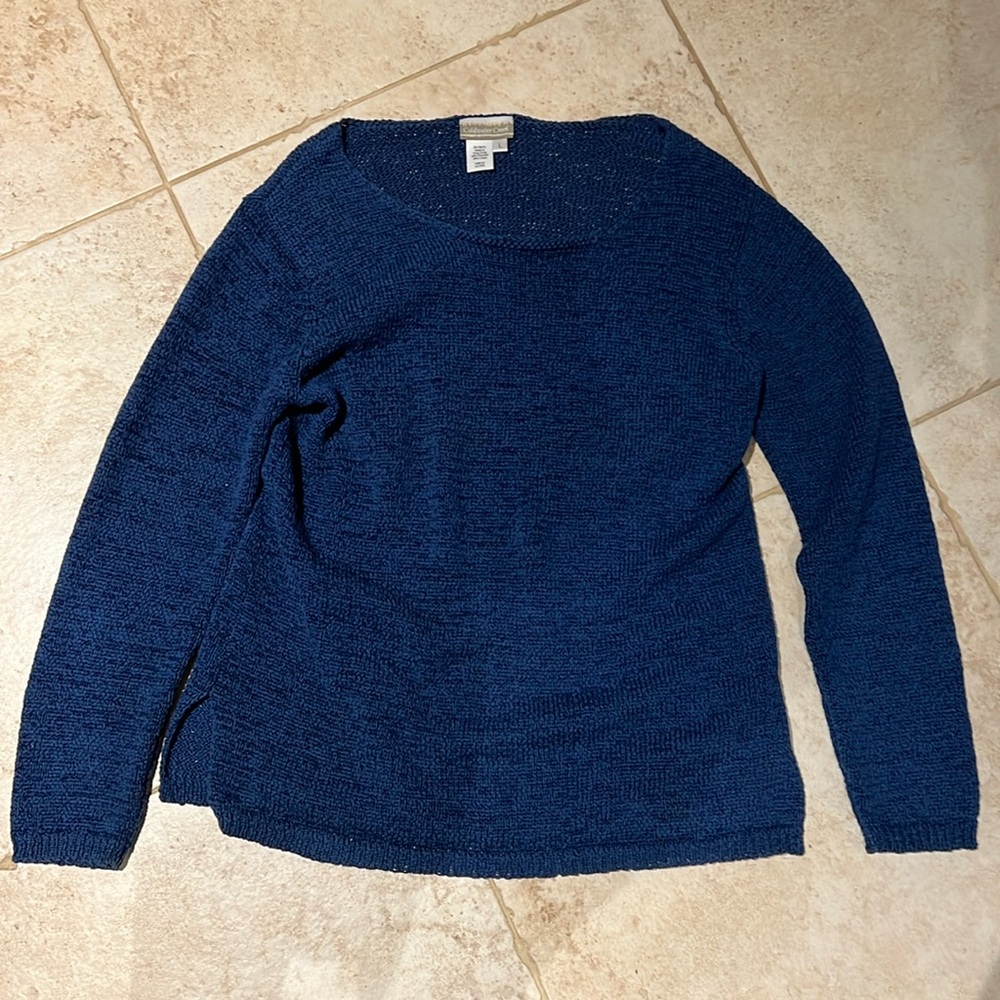 Dark Blue Coldwater Creek Sweater